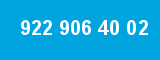 922 906 40 02
